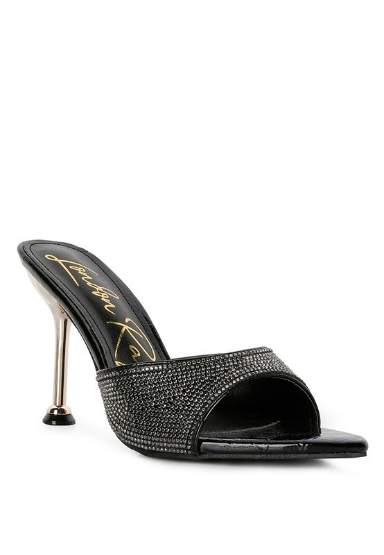 Sundai Diamante Ballroom Stiletto Sandals - A&S All things Glam Boutique