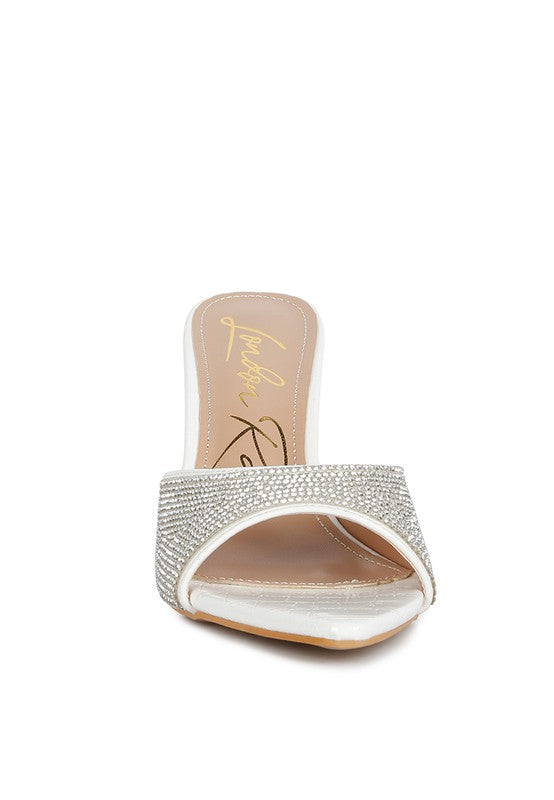 Sundai Diamante Ballroom Stiletto Sandals - A&S All things Glam Boutique
