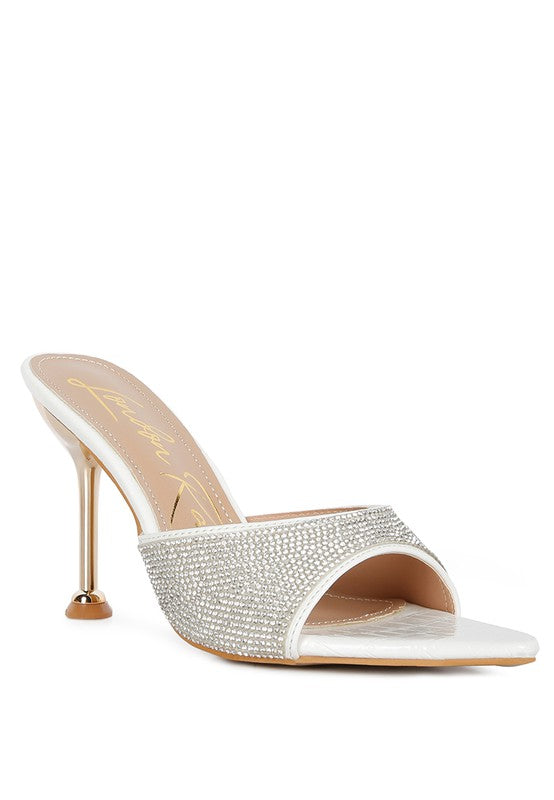 Sundai Diamante Ballroom Stiletto Sandals - A&S All things Glam Boutique