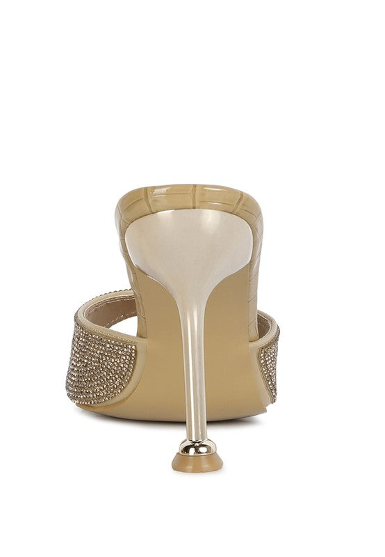 Sundai Diamante Ballroom Stiletto Sandals - A&S All things Glam Boutique