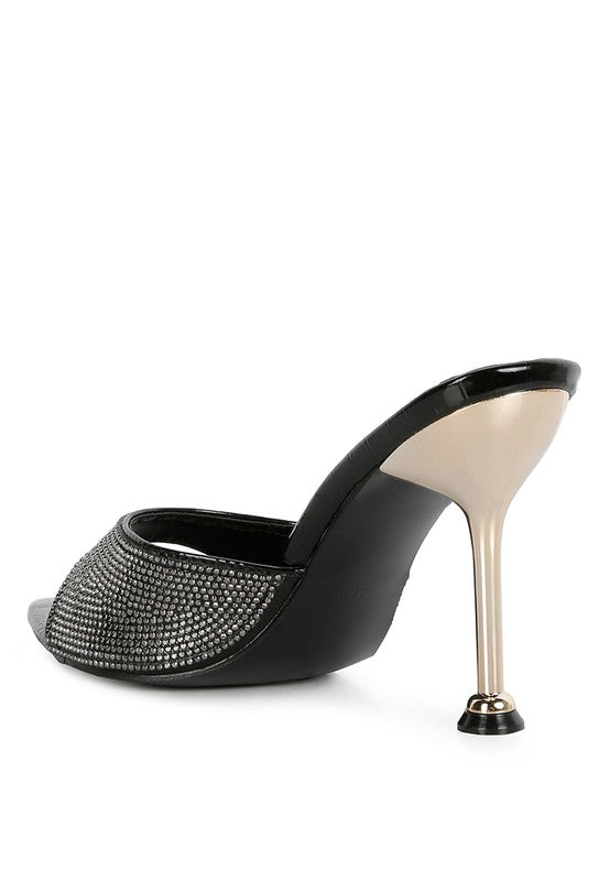 Sundai Diamante Ballroom Stiletto Sandals - A&S All things Glam Boutique