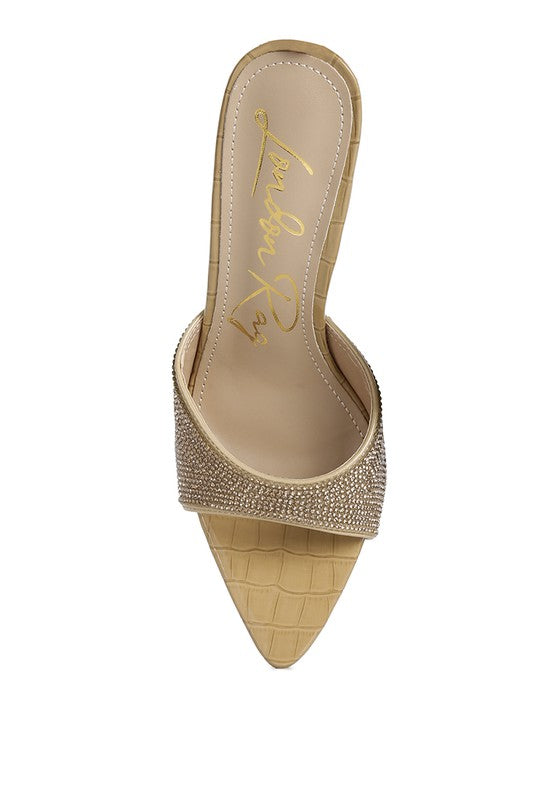 Sundai Diamante Ballroom Stiletto Sandals - A&S All things Glam Boutique