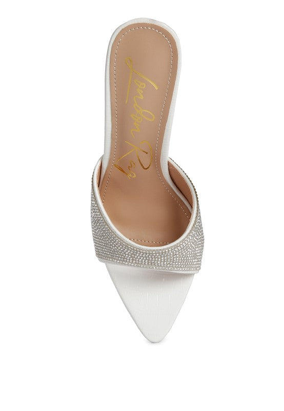 Sundai Diamante Ballroom Stiletto Sandals - A&S All things Glam Boutique