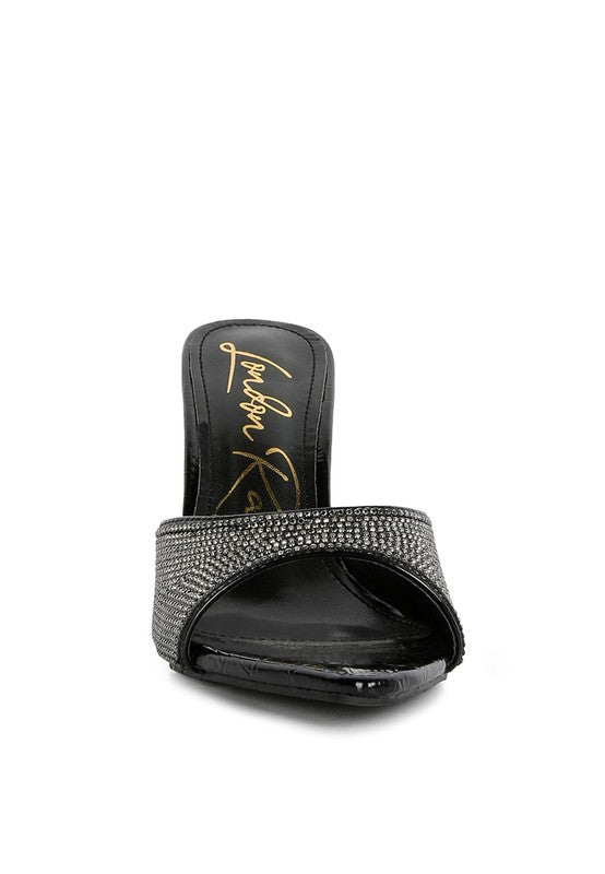 Sundai Diamante Ballroom Stiletto Sandals - A&S All things Glam Boutique