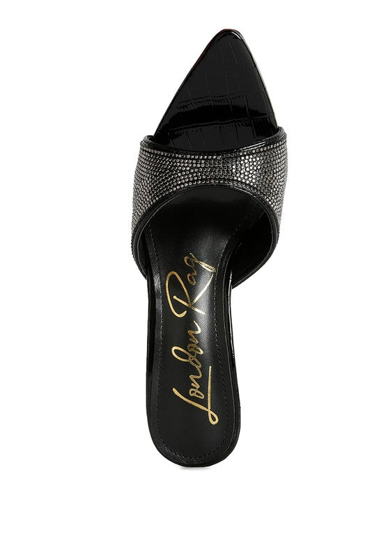 Sundai Diamante Ballroom Stiletto Sandals - A&S All things Glam Boutique