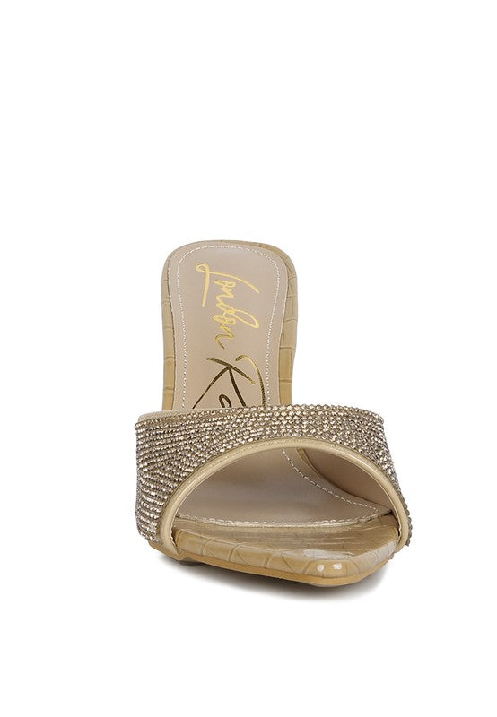 Sundai Diamante Ballroom Stiletto Sandals - A&S All things Glam Boutique