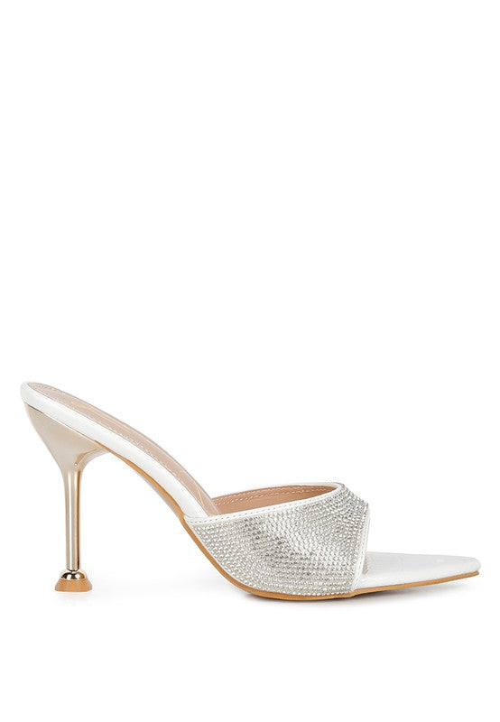 Sundai Diamante Ballroom Stiletto Sandals - A&S All things Glam Boutique
