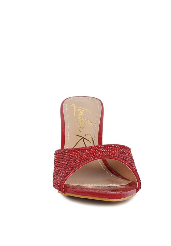Sundai Diamante Ballroom Stiletto Sandals - A&S All things Glam Boutique