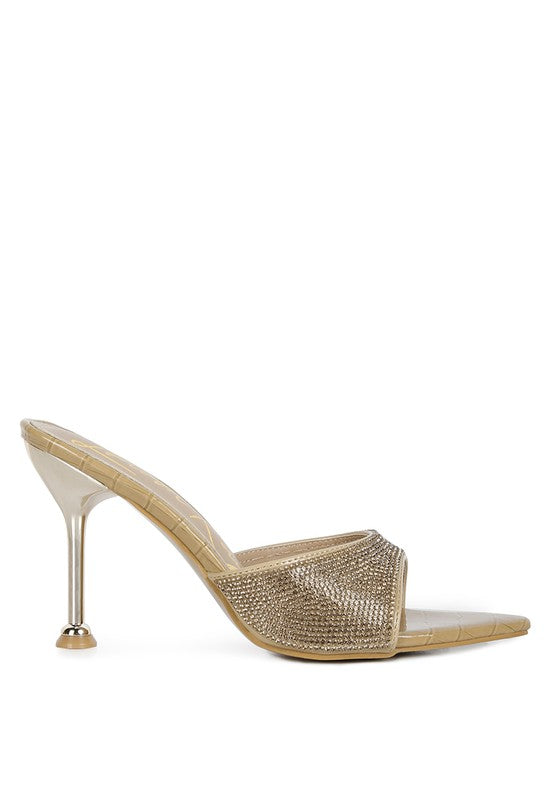 Sundai Diamante Ballroom Stiletto Sandals - A&S All things Glam Boutique