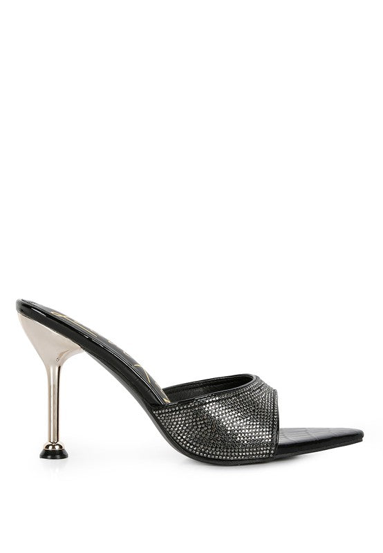 Sundai Diamante Ballroom Stiletto Sandals - A&S All things Glam Boutique