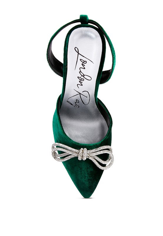 Big Treat Rhinestone Embellished Lace Up Sandals - A&S All things Glam Boutique