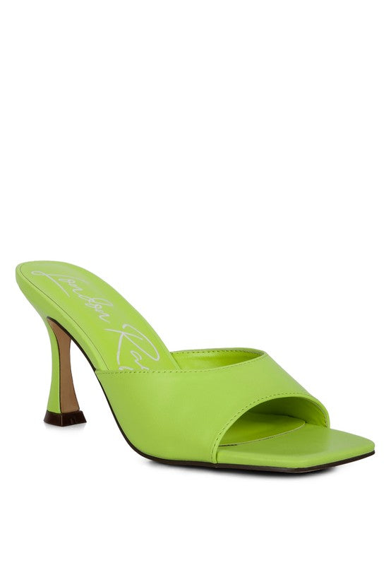 Roblux Slip On Spool Heels - A&S All things Glam Boutique