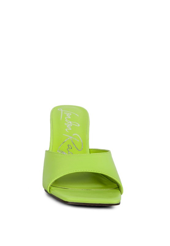 Roblux Slip On Spool Heels - A&S All things Glam Boutique