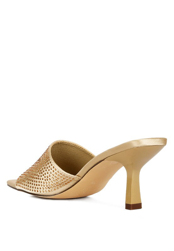 Beatrice Heat Set Mid Heel Sandals - A&S All things Glam Boutique