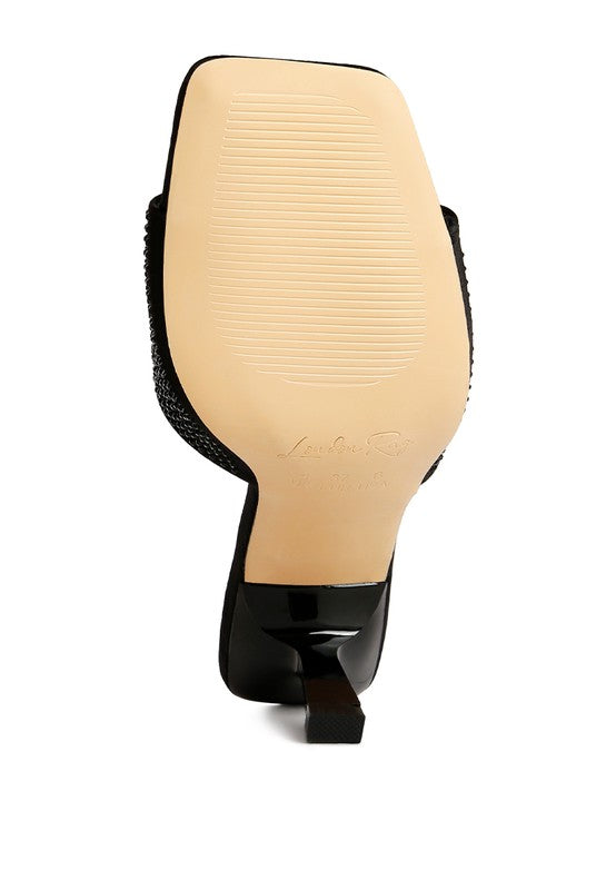 Beatrice Heat Set Mid Heel Sandals - A&S All things Glam Boutique