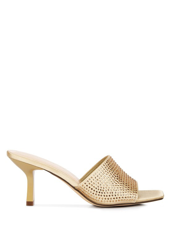 Beatrice Heat Set Mid Heel Sandals - A&S All things Glam Boutique