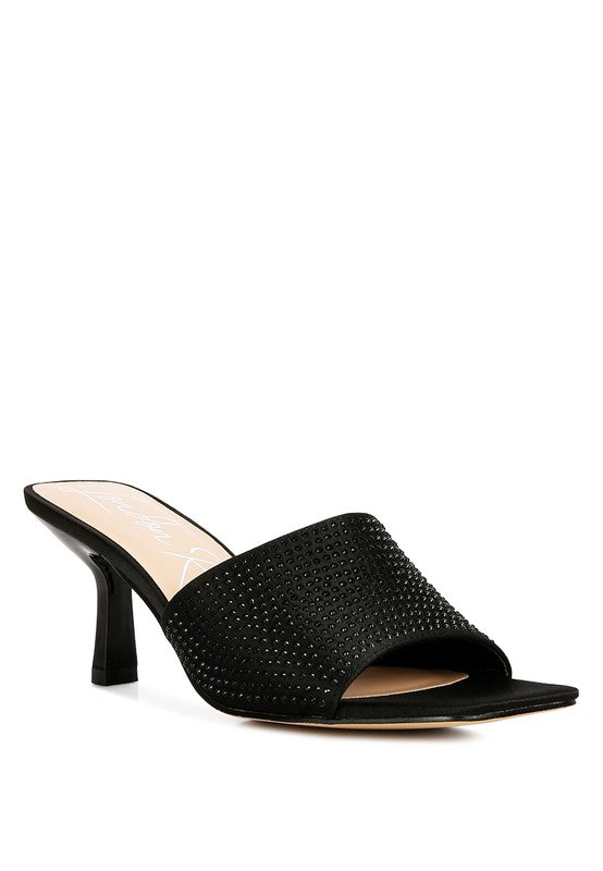 Beatrice Heat Set Mid Heel Sandals - A&S All things Glam Boutique