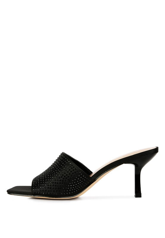 Beatrice Heat Set Mid Heel Sandals - A&S All things Glam Boutique