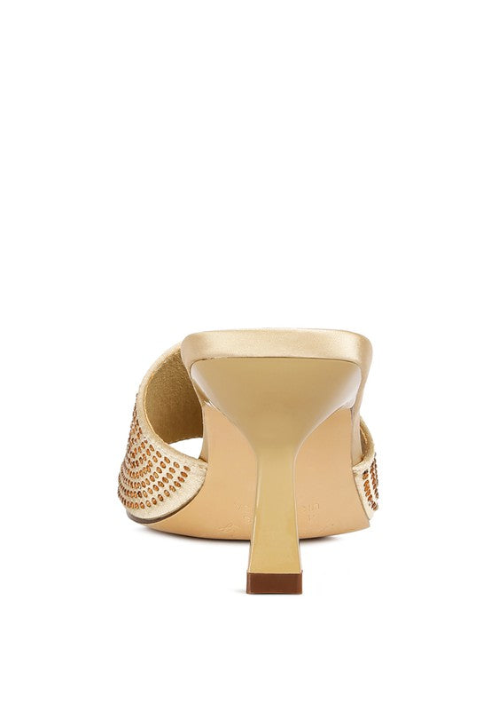 Beatrice Heat Set Mid Heel Sandals - A&S All things Glam Boutique
