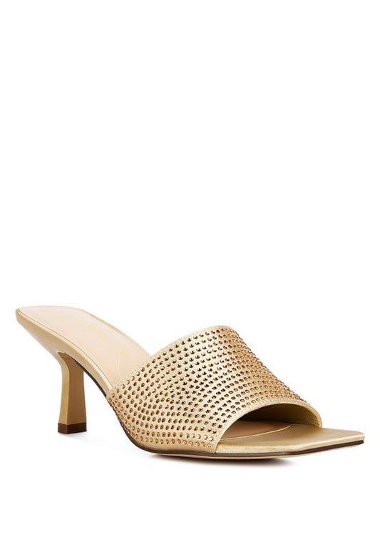 Beatrice Heat Set Mid Heel Sandals - A&S All things Glam Boutique