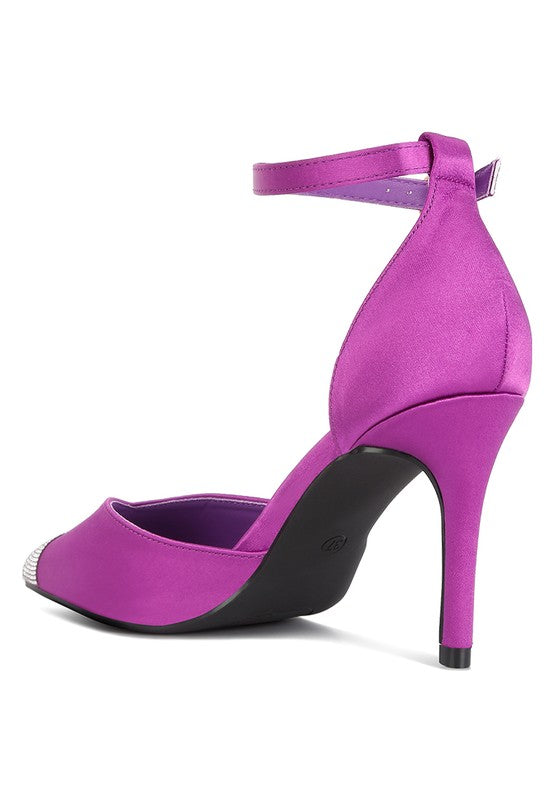 Everalda Toe Cap Embellished Sandals - A&S All things Glam Boutique