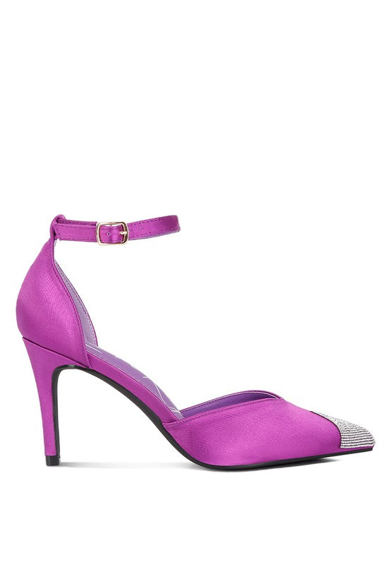 Everalda Toe Cap Embellished Sandals - A&S All things Glam Boutique