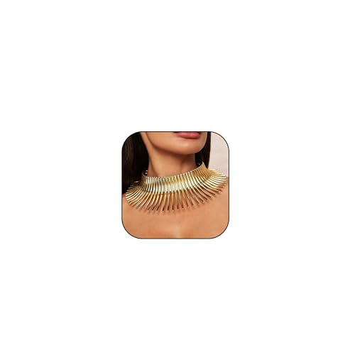 Chunky Gold Choker Necklace - A&S All things Glam Boutique