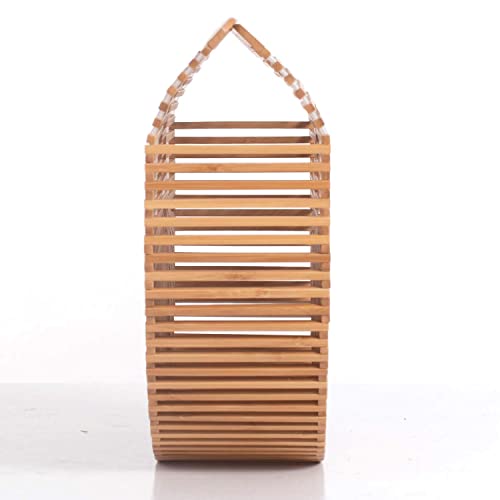 Bamboo Handbag by Handmade Straw Bag