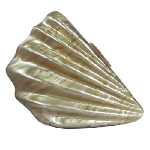 Acrylic Snail Shaped Bag Luxury Marble Clutch