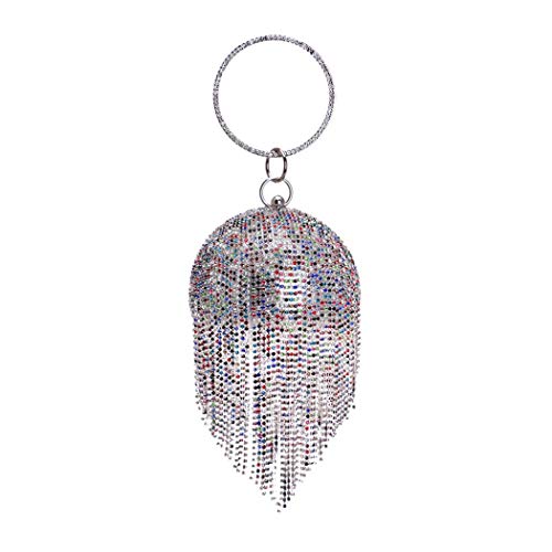 Ball Crystal Evening Tassel Hand Bags