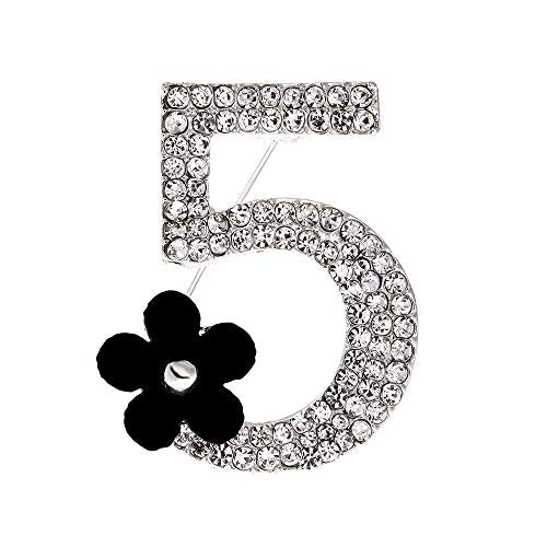 Chanel  Number Five Pin Brooch - A&S All things Glam Boutique