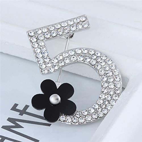 Chanel  Number Five Pin Brooch - A&S All things Glam Boutique