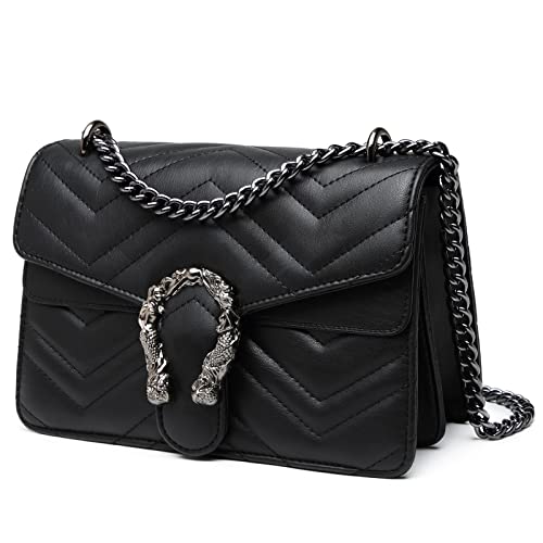 Designer Inspired GG  Snake Printed Clutch Purses Leather