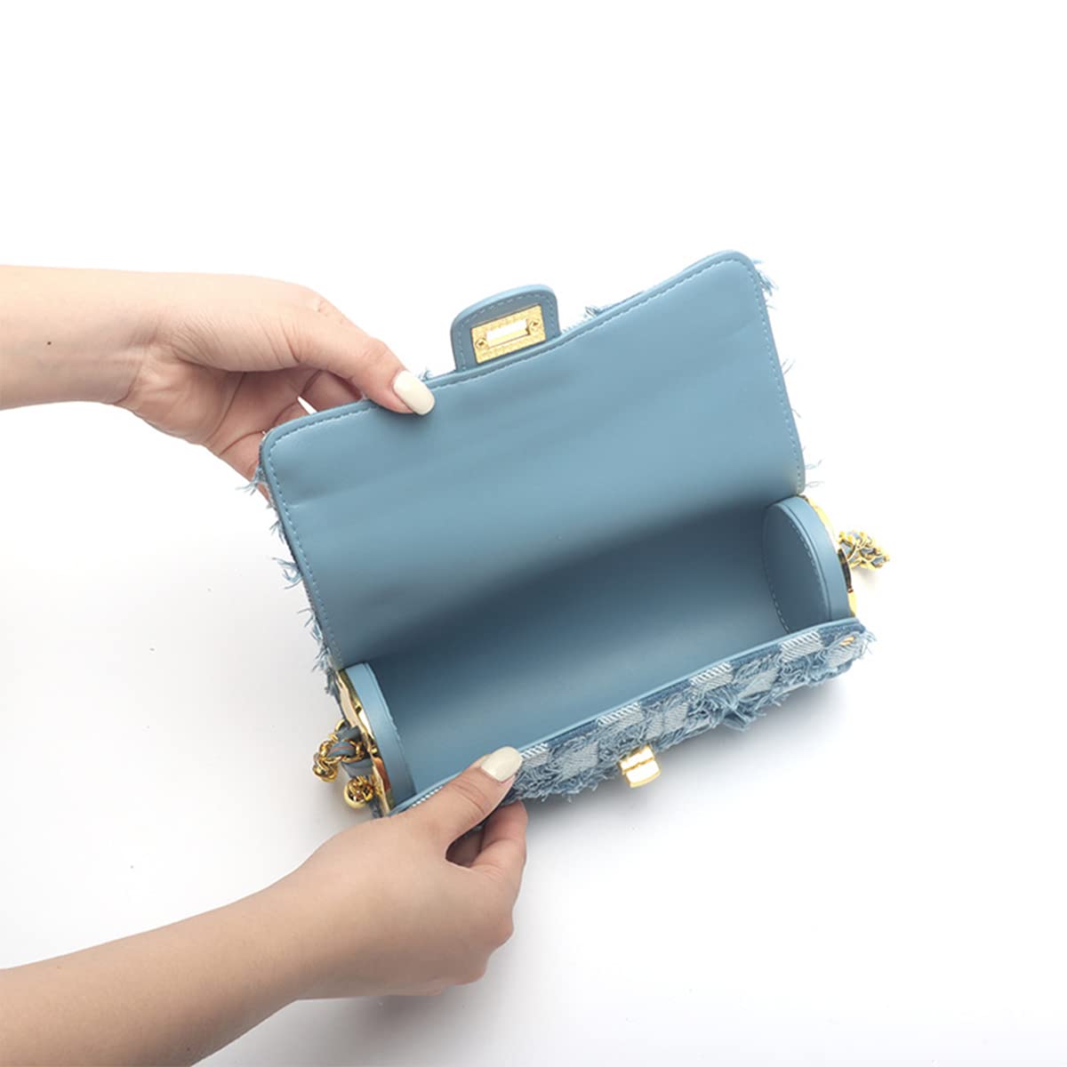 Classic Purse Clutch Shoulder Denim