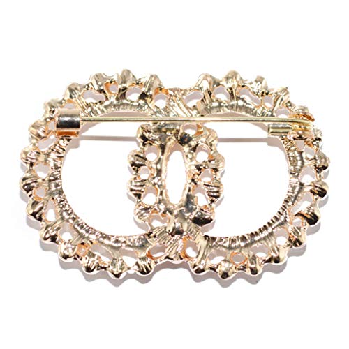 ROFARSO Round Brooch Pin for Women Girl Faux Pearl Lapel Pin - A&S All things Glam Boutique