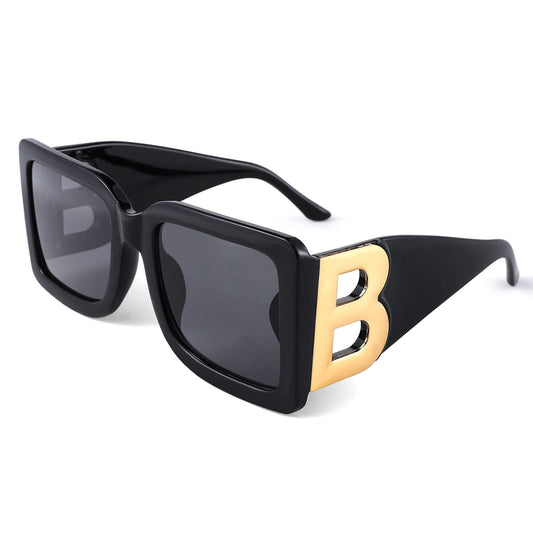 BB Frame Luxury Designer Oversized Sun Glasses