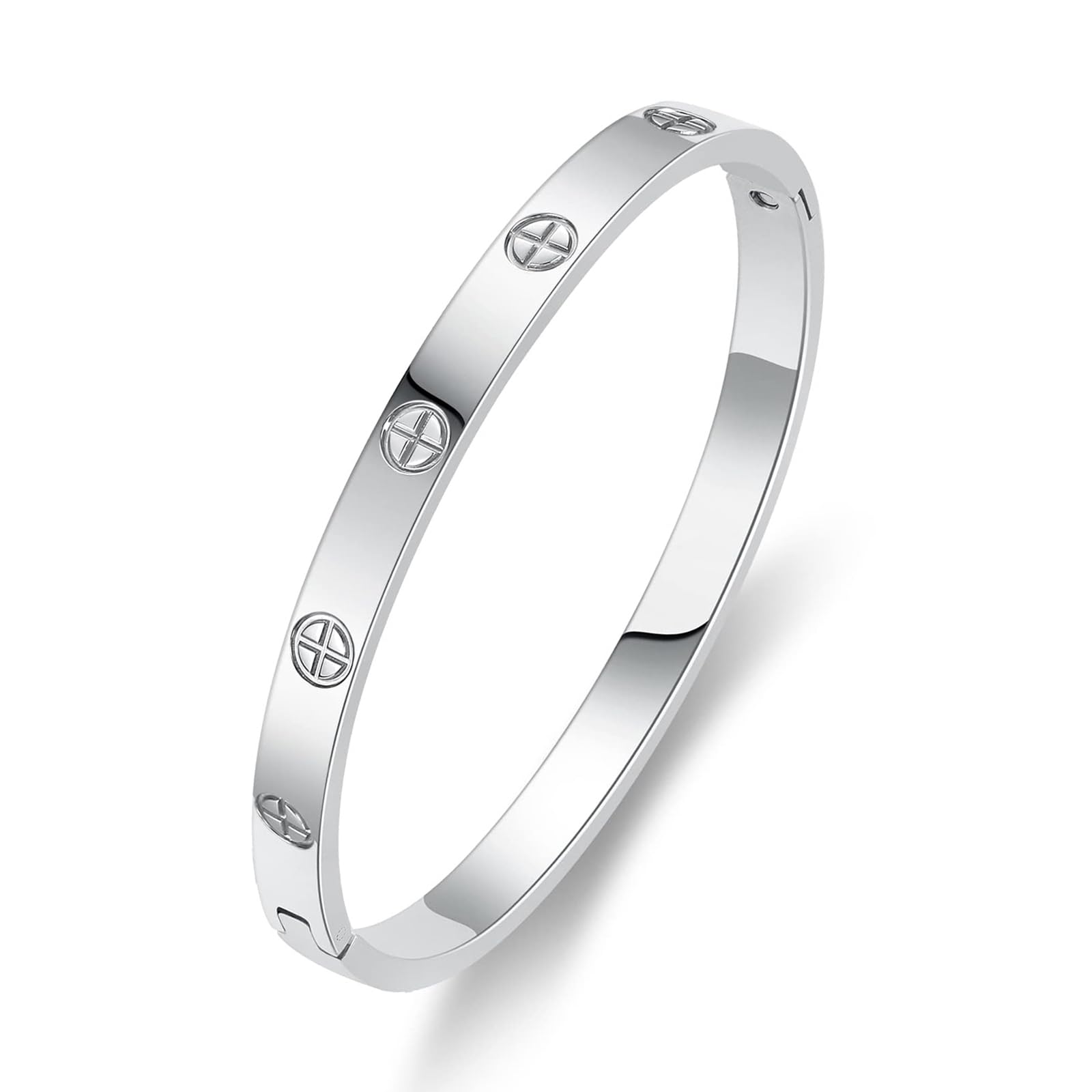 18K Gold Plated Love Cartier Dupes Bracelet - A&S All things Glam Boutique