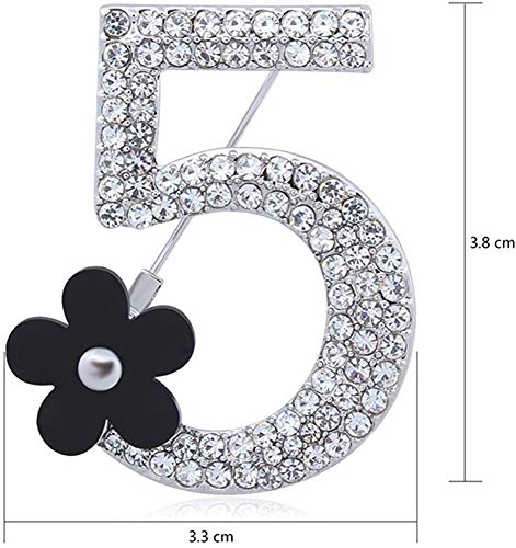 Chanel  Number Five Pin Brooch - A&S All things Glam Boutique