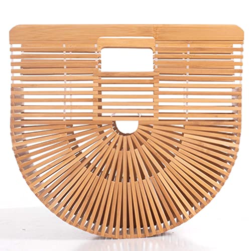 Bamboo Handbag by Handmade Straw Bag