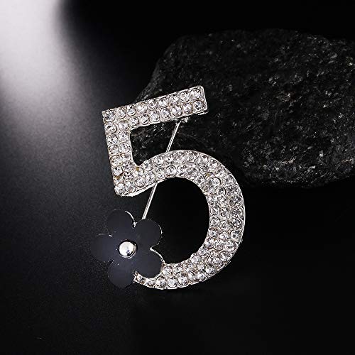 Chanel  Number Five Pin Brooch - A&S All things Glam Boutique