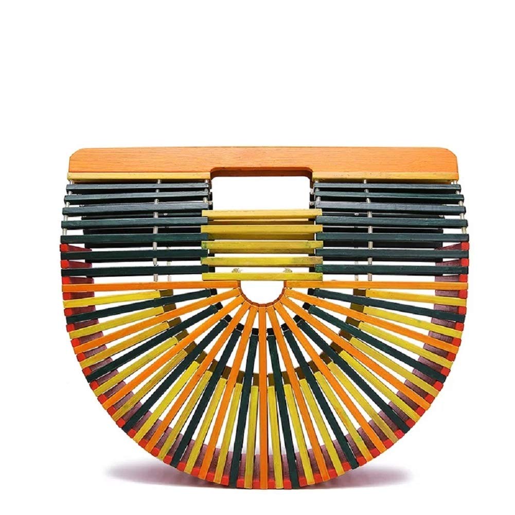 Bamboo Handbag by Handmade Straw Bag