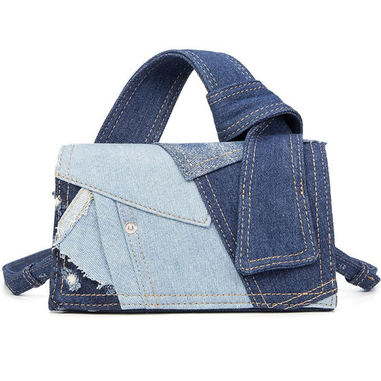 Trendy Mini Purse  Denim