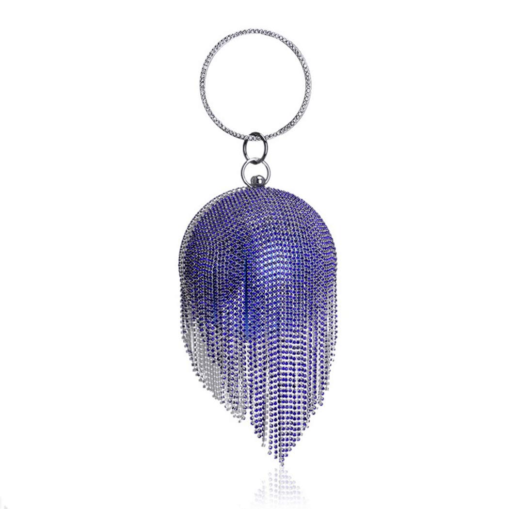 Ball Crystal Evening Tassel Hand Bags