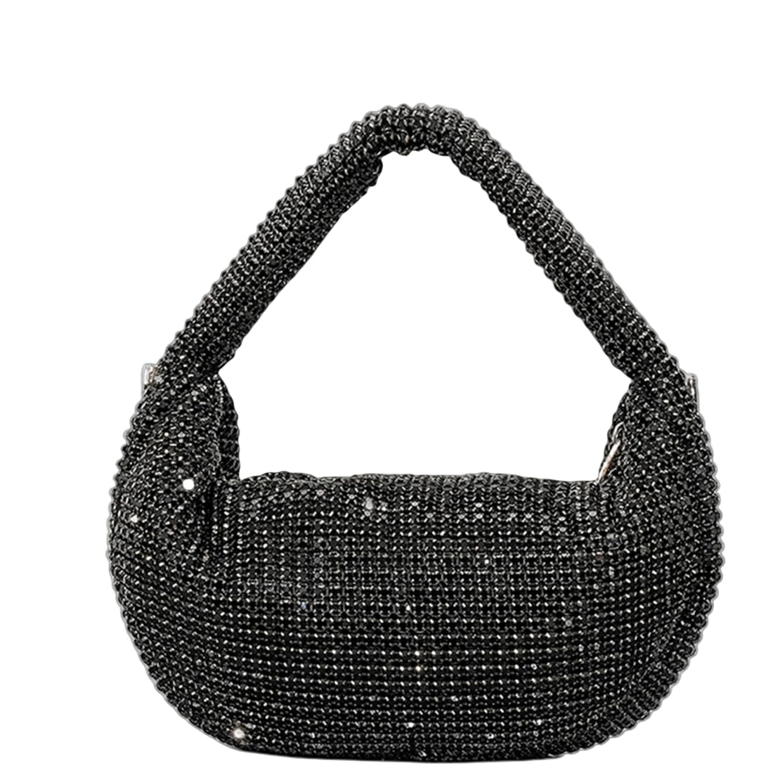 Crystal Rhinestone Hobo Dumpling Bag Diamond Evening Clutch