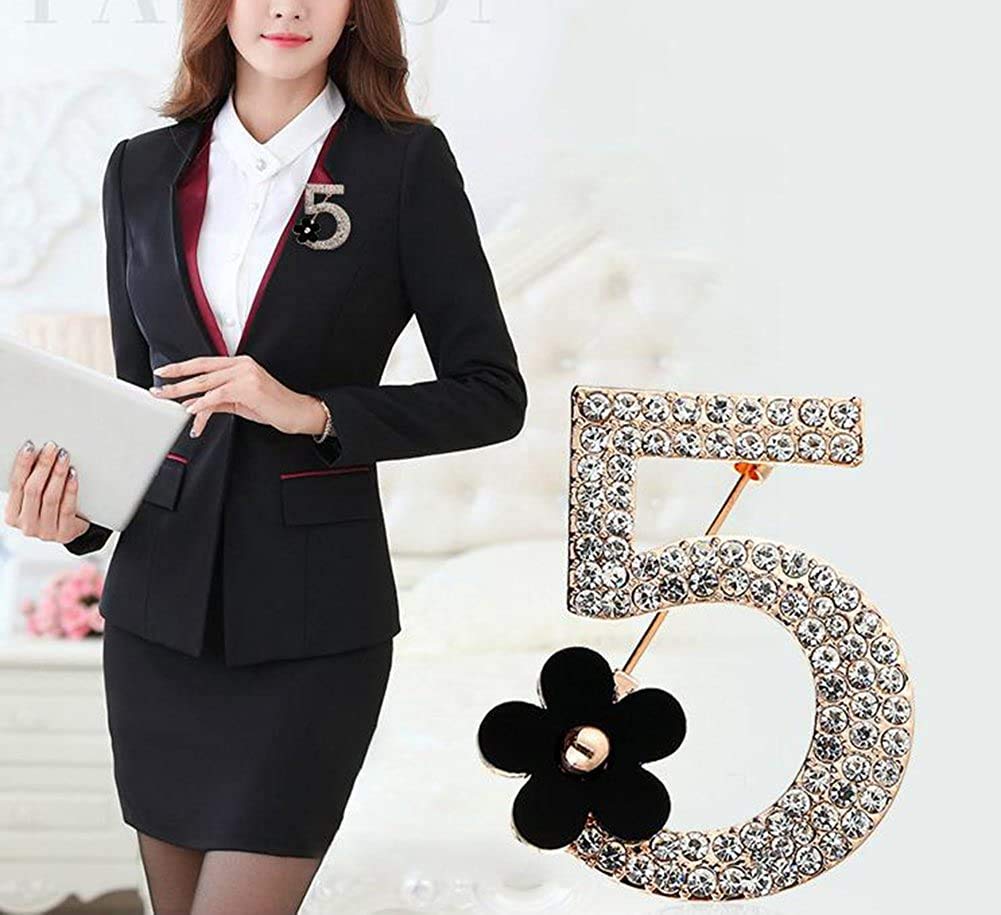 Chanel  Number Five Pin Brooch - A&S All things Glam Boutique