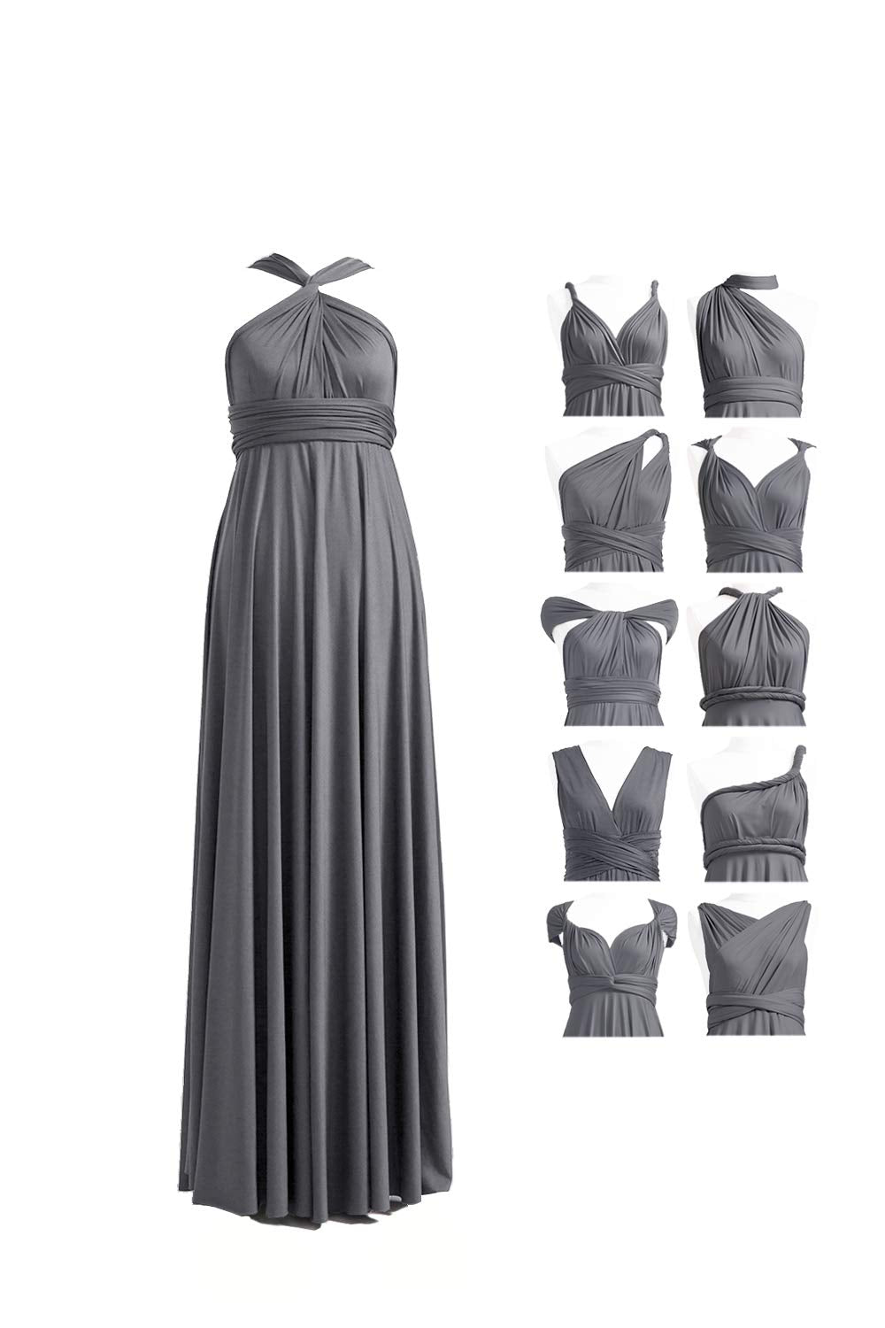 Bridesmaid Dress, Multi-Way Twist Wrap Dress
