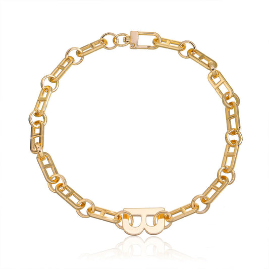 Chunky Gold Choker Necklace - A&S All things Glam Boutique