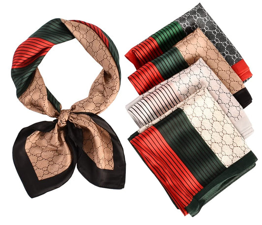 Head Scarf Silk Bandana Satin