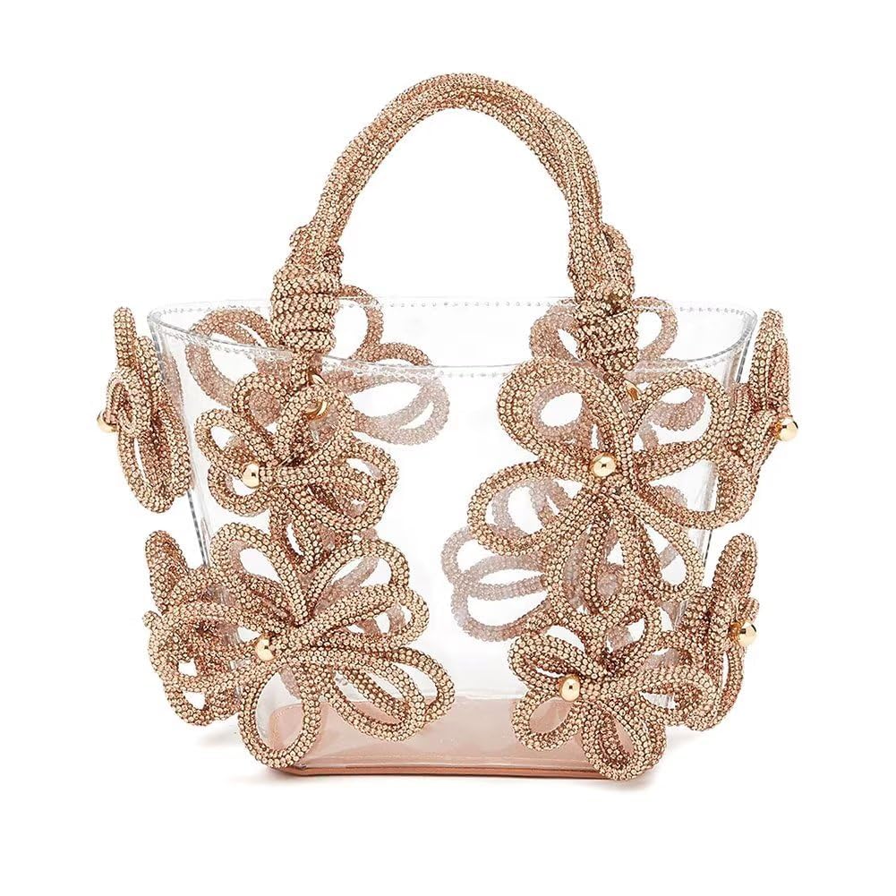 Trending Clear Rhinestone Handbag