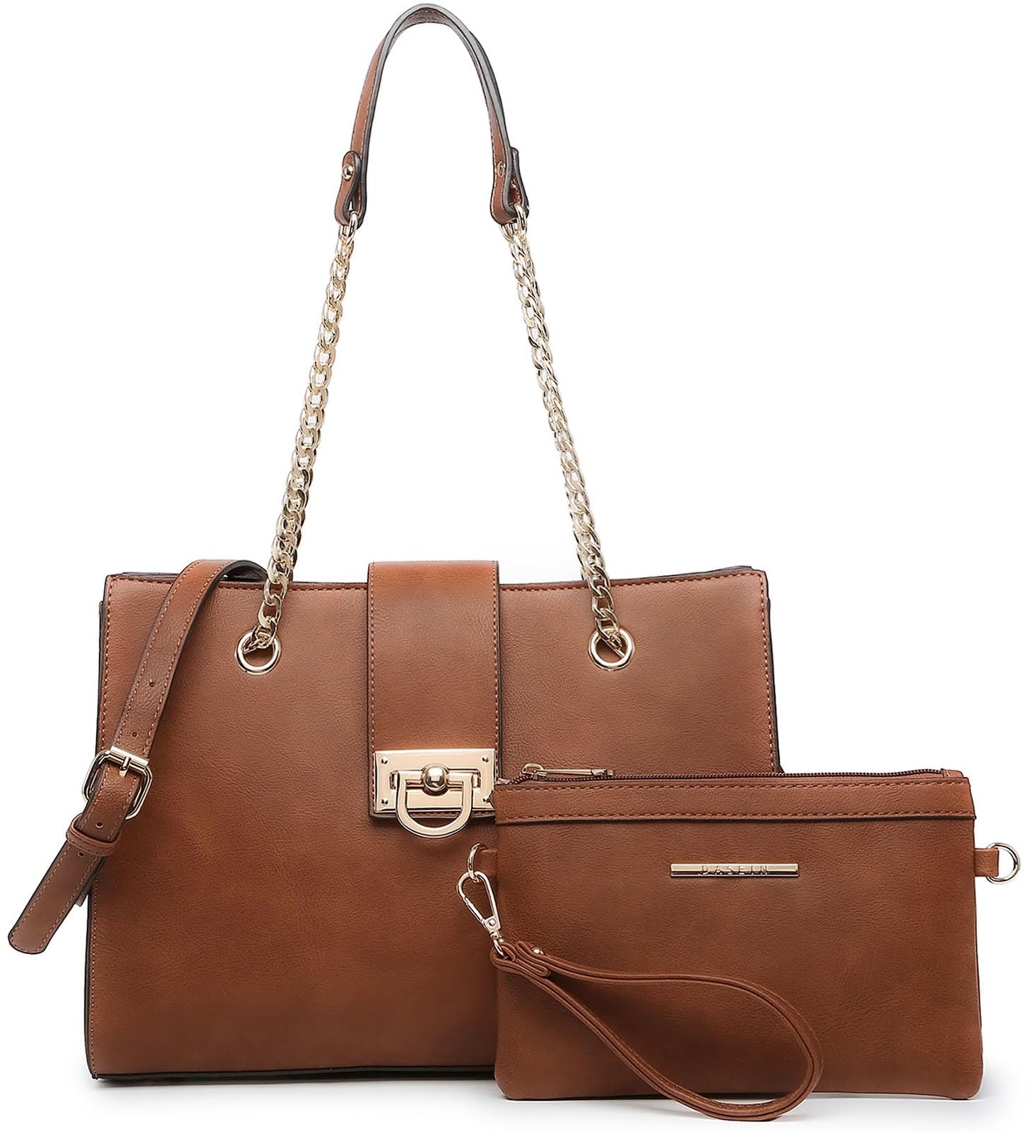 Dasein Leather Handbag